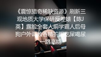 《震惊猎奇稀缺资源》刷新三观地质大学保研反差婊【陈J英】露脸全套人前学霸人后母狗户外调教吞精扩阴吃屎喝尿一路高能