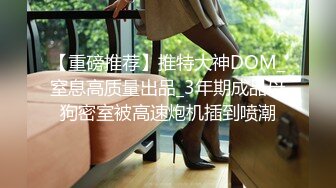 【重磅推荐】推特大神DOM_窒息高质量出品_3年期成品母狗密室被高速炮机插到喷潮