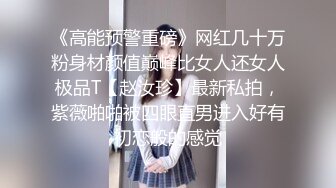 《高能预警重磅》网红几十万粉身材颜值巅峰比女人还女人极品T【赵汝珍】最新私拍，紫薇啪啪被四眼直男进入好有初恋般的感觉